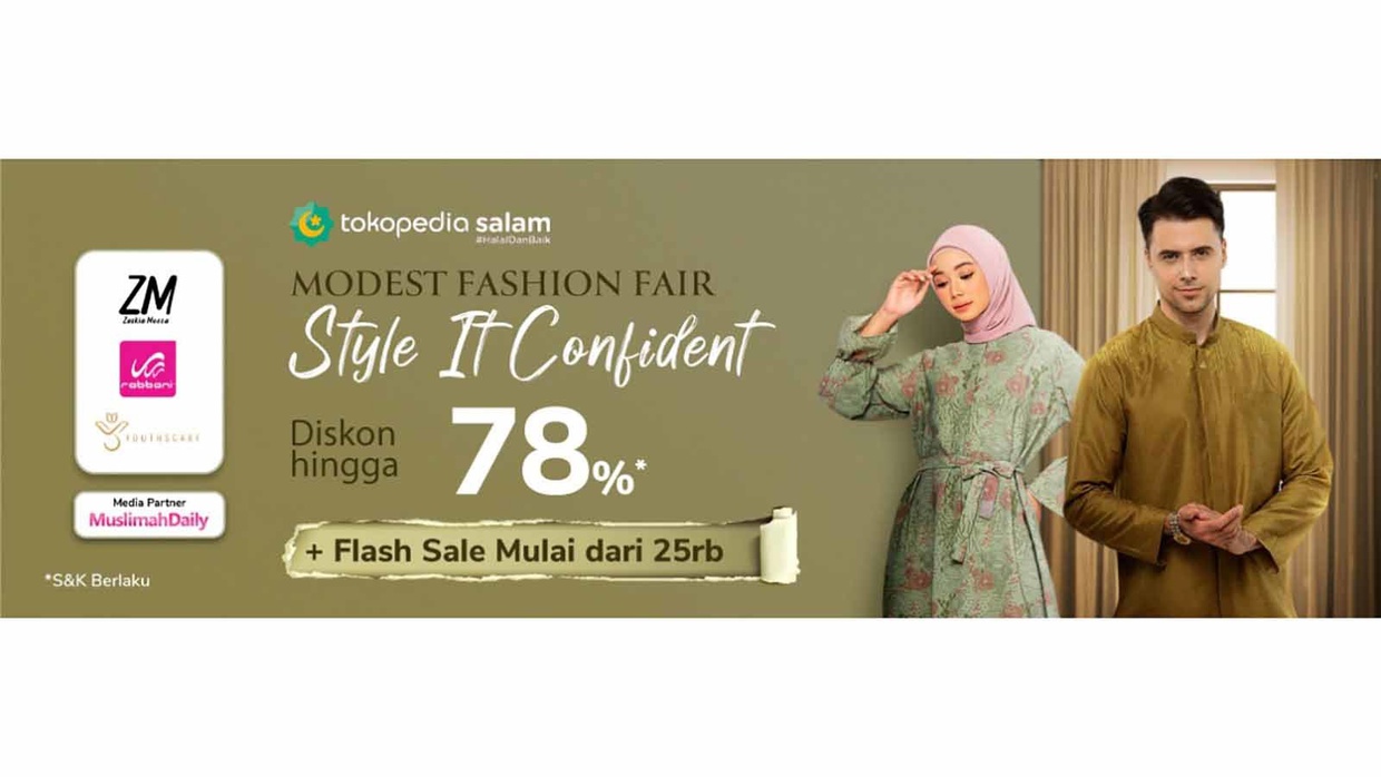 Belanja Fashion di Tokopedia dari Fashion Pria, Wanita dan Muslim