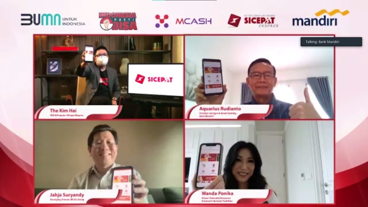 Bank Mandiri, MCAS & SiCepat Kolaborasi Bantu Isoman Bank Mandiri, MCAS & SiCepat Kolaborasi Bantu Isoman