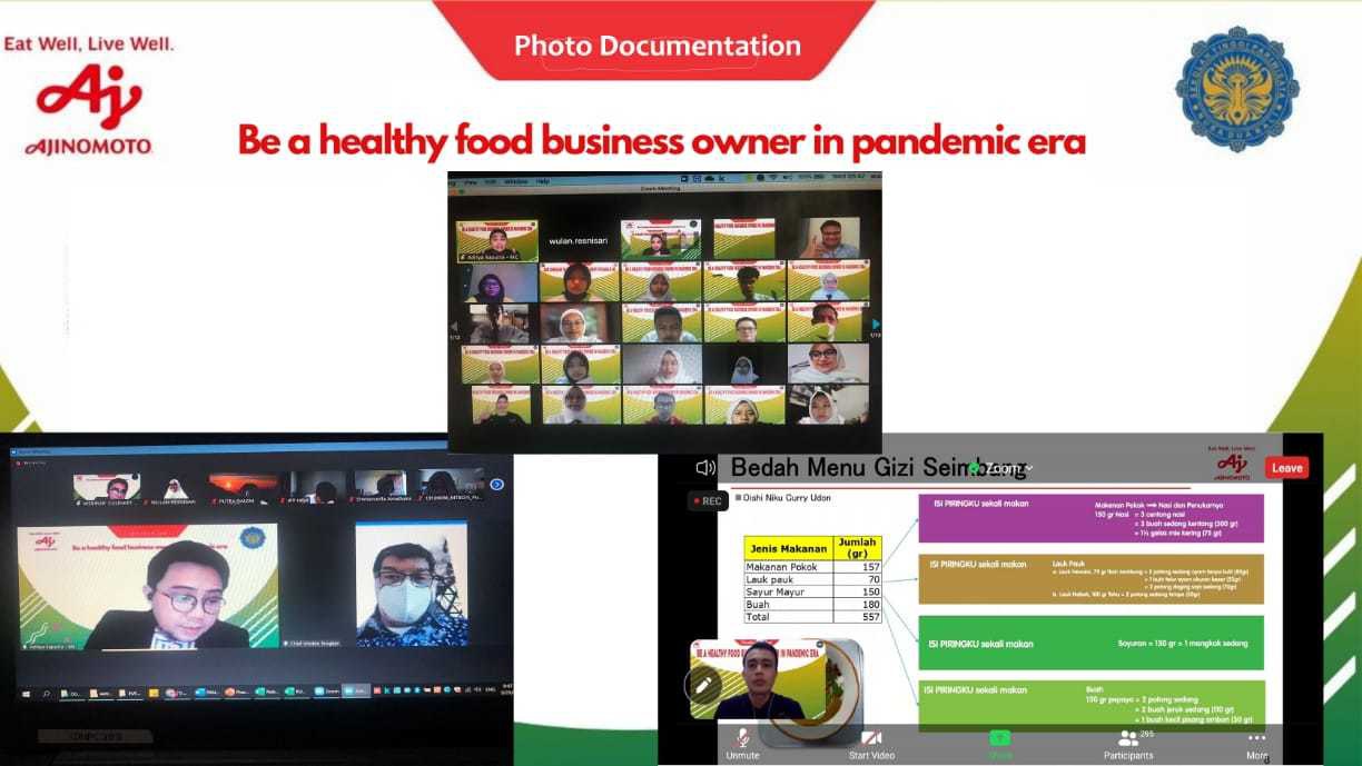 Edukasi Calon Pengusaha Kuliner Kreasikan Produk yang Sehat