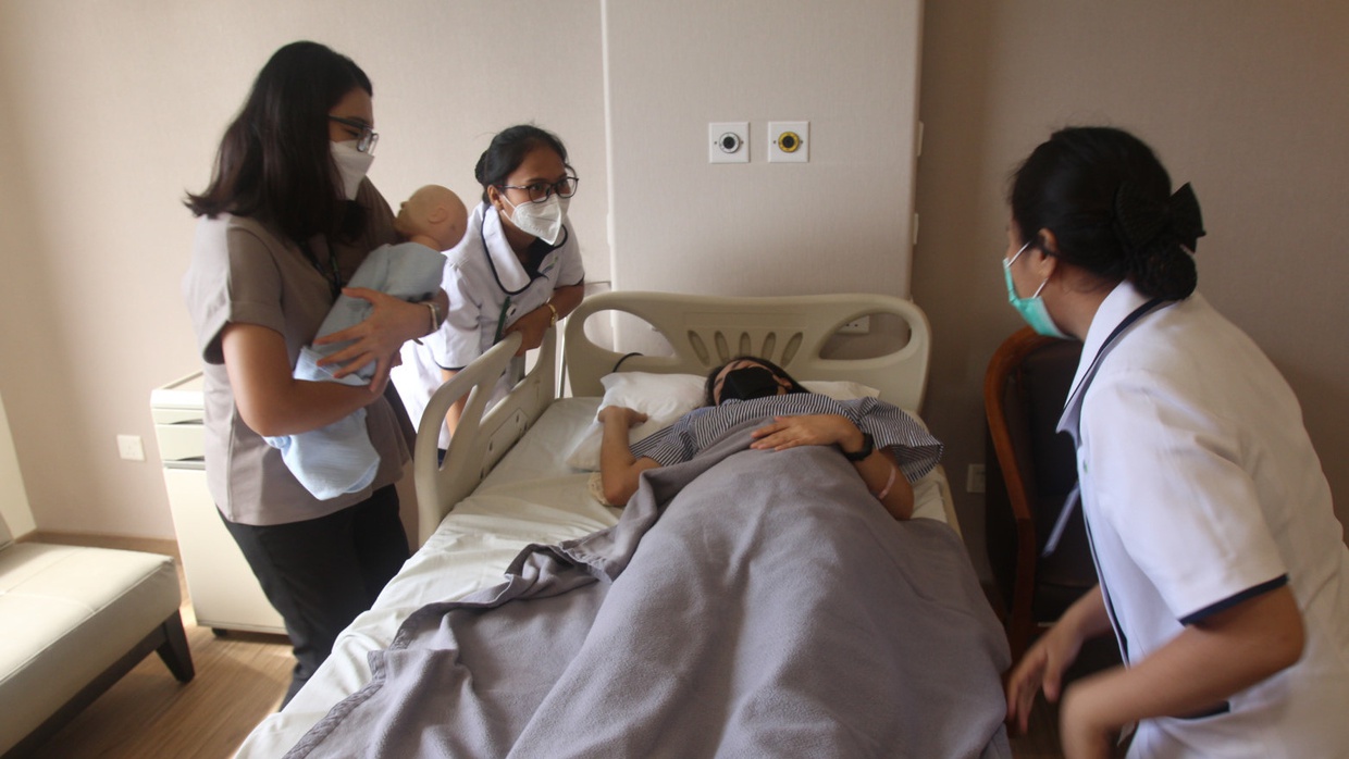 Latihan Mitigas Bencana di RS Siloam Latihan Mitigas Bencana di RS Siloam