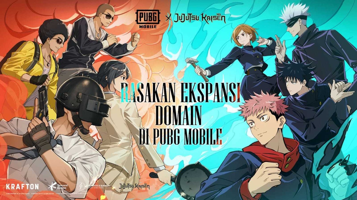 PUBG Mobile Berkolaborasi dengan Jujutsu Kaisen PUBG Mobile Berkolaborasi dengan Jujutsu Kaisen