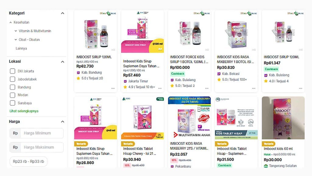 Jaga Kekebalan Tubuh dengan Imboost Force & Anak, Beli di Tokopedia