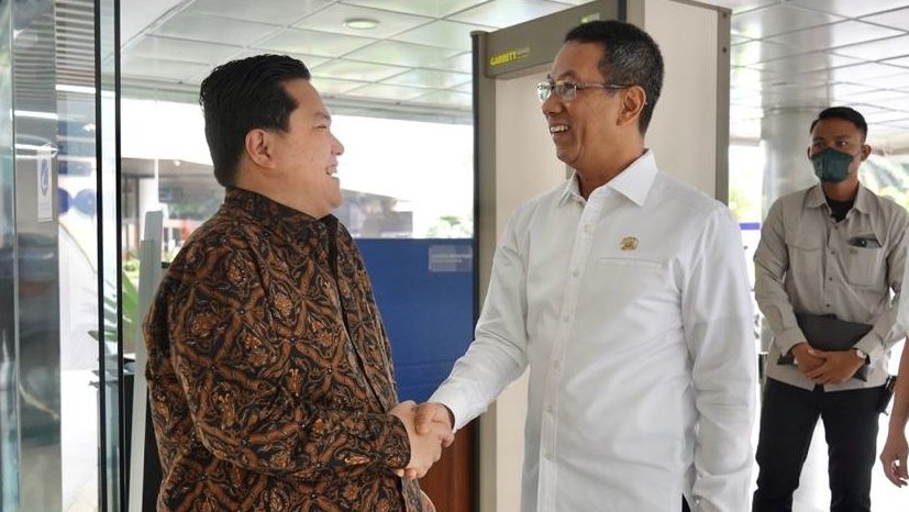 Erick & Pj Gubernur DKI Bakal Sinkronisasi Transportasi Publik