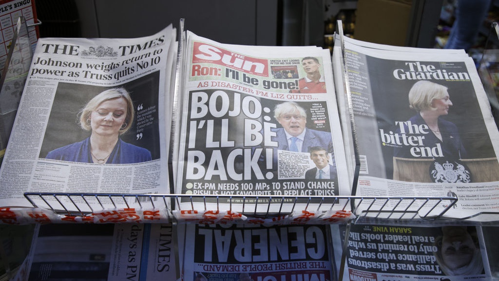 PM Inggris Liz Truss Mundur