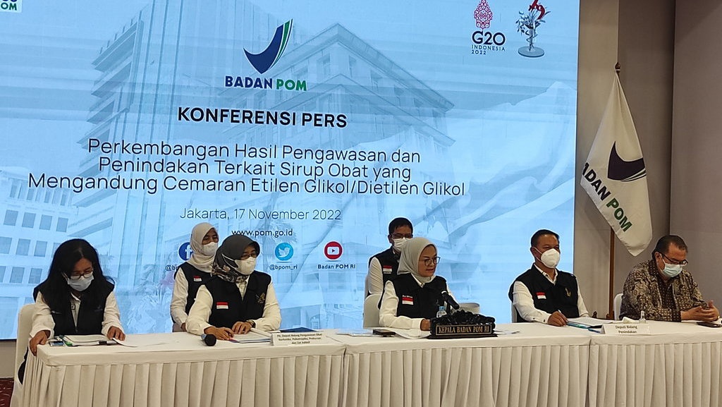BPOM: PT Ciubros & PT Samco Farma Segera Ditetapkan Tersangka BPOM: PT Ciubros & PT Samco Farma Segera Ditetapkan Tersangka