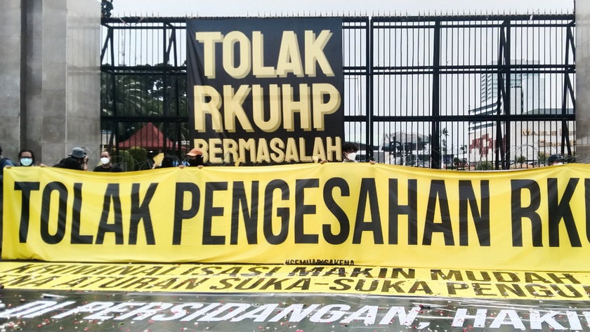 Aliansi Masyarakat Sipil Ancam Demo Besar Bila DPR Sahkan RKUHP