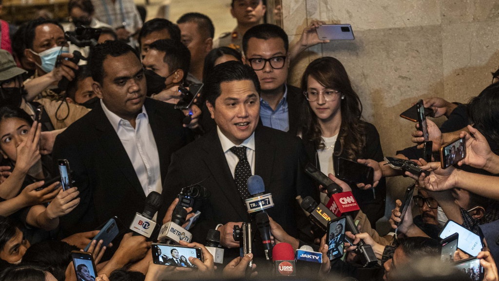 Kans Erick Thohir Maju Pilpres usai Terpilih jadi Ketum PSSI Kans Erick Thohir Maju Pilpres usai Terpilih jadi Ketum PSSI