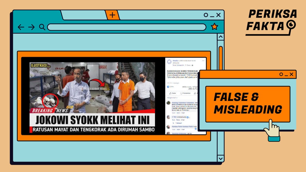 Salah: Ruang Rahasia Sambo Berisikan Ratusan Mayat Polisi