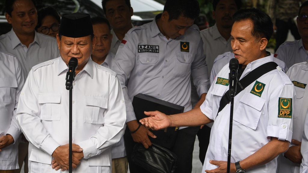 PBB Yakin Yusril Jadi Cawapres Prabowo meski Ada Demokrat