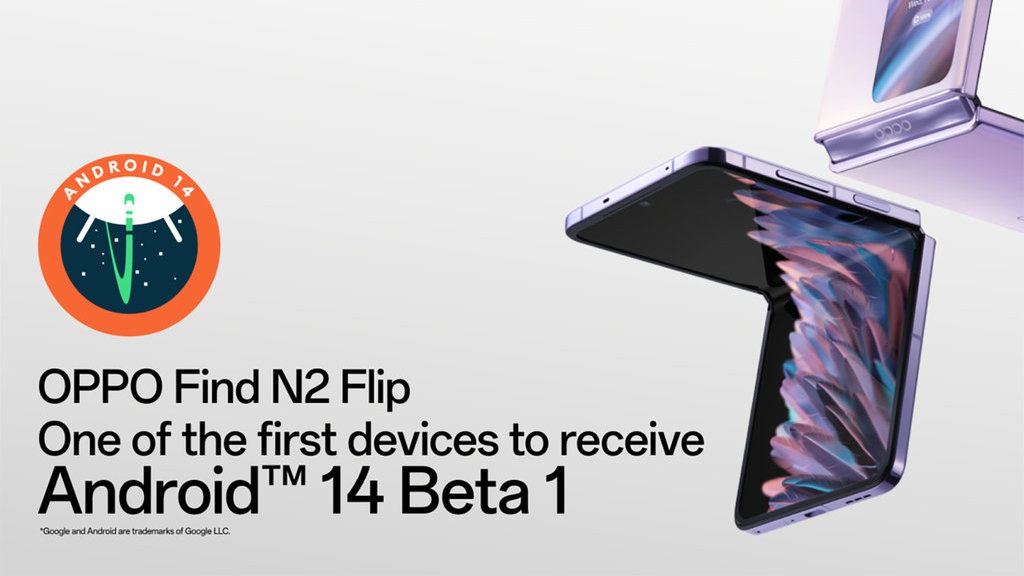 OPPO Find N2 Flip Akan Menerima Pembaruan Android 14 Beta 1 OPPO Find N2 Flip Akan Menerima Pembaruan Android 14 Beta 1