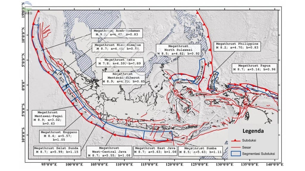Penjelasan Peta Megathrust Indonesia dan Ketahui Dampaknya Penjelasan Peta Megathrust Indonesia dan Ketahui Dampaknya