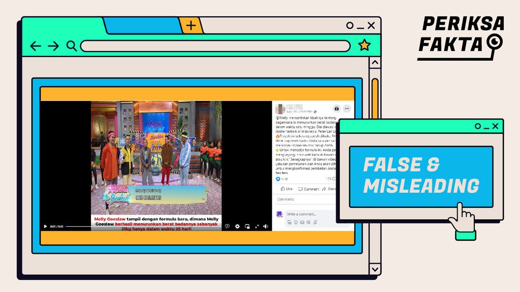 Hoaks Iklan Produk Diet yang Dikaitkan dengan Melly Goeslaw Hoaks Iklan Produk Diet yang Dikaitkan dengan Melly Goeslaw