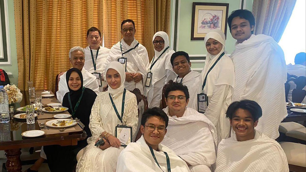 Anies Baswedan & Ganjar Pranowo Bertemu di Sela Ibadah Haji