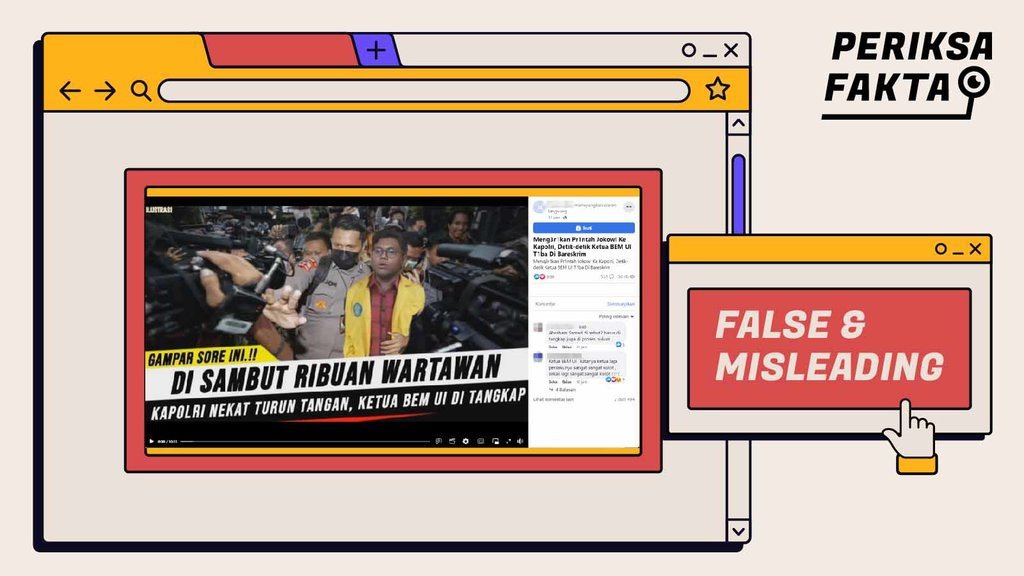 Hoaks Seputar Ketua BEM UI, Mulai dari Dipecat sampai Ditangkap