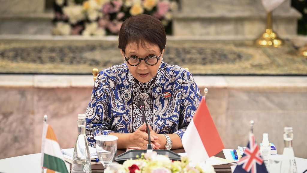 Menlu Retno Bertemu Menlu Australia dan India, Bahas Apa Saja? Menlu Retno Bertemu Menlu Australia dan India, Bahas Apa Saja?