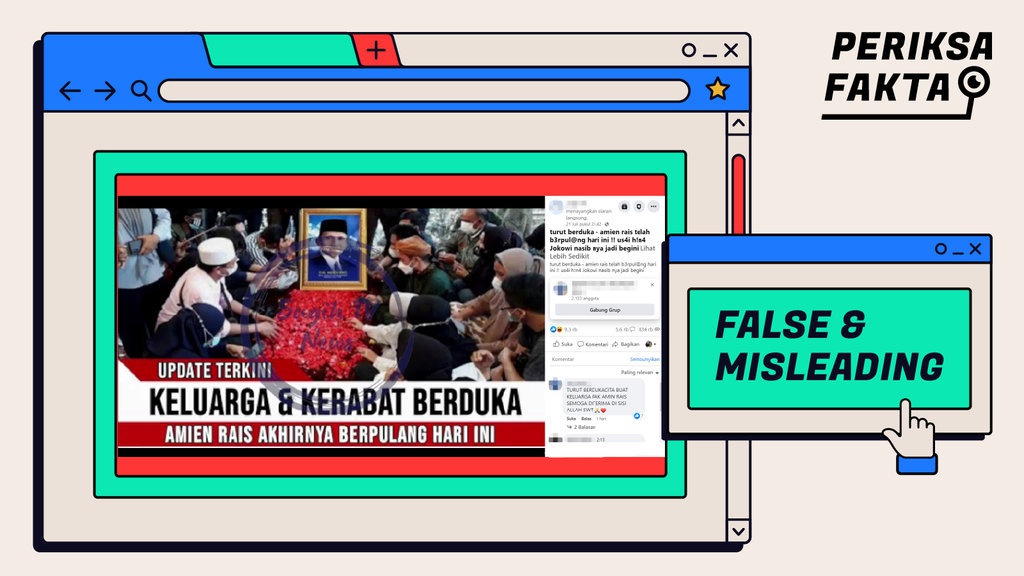 Hoaks Amien Rais Meninggal Dunia Hoaks Amien Rais Meninggal Dunia