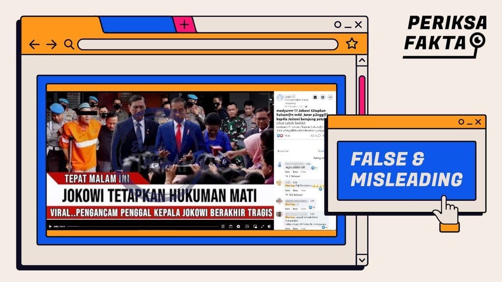 Hoaks Jokowi Tetapkan Hukuman Mati ke Pengancam Penggal Presiden