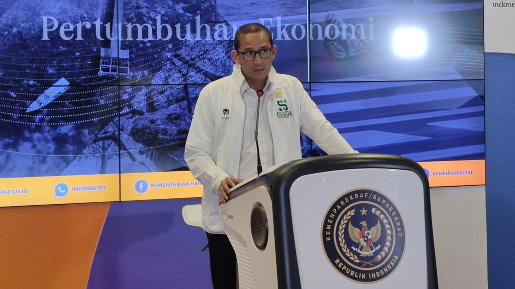 Sandiaga Klaim Nilai Ekspor Produk Ekraf Capai 11,8 M Dolar AS