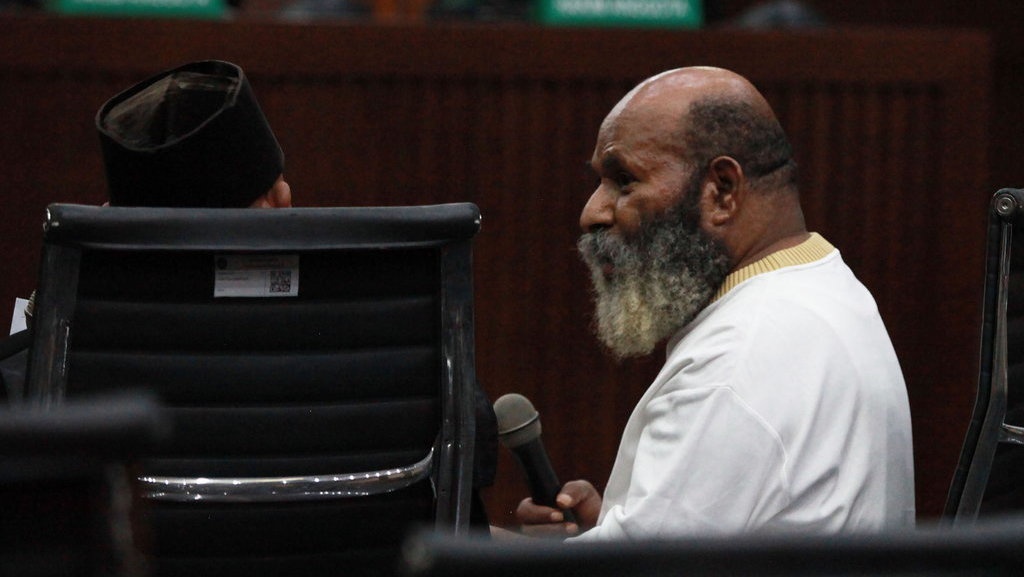 Dua Kompi Anggota Brimob Berjaga di Sidang Vonis Lukas Enembe