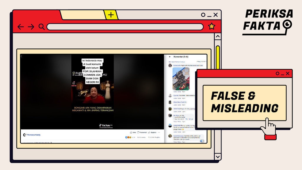 Hoaks Indonesia Mau Dibuat Komunis oleh Ketua Umum PDIP Megawati Hoaks Indonesia Mau Dibuat Komunis oleh Ketua Umum PDIP Megawati