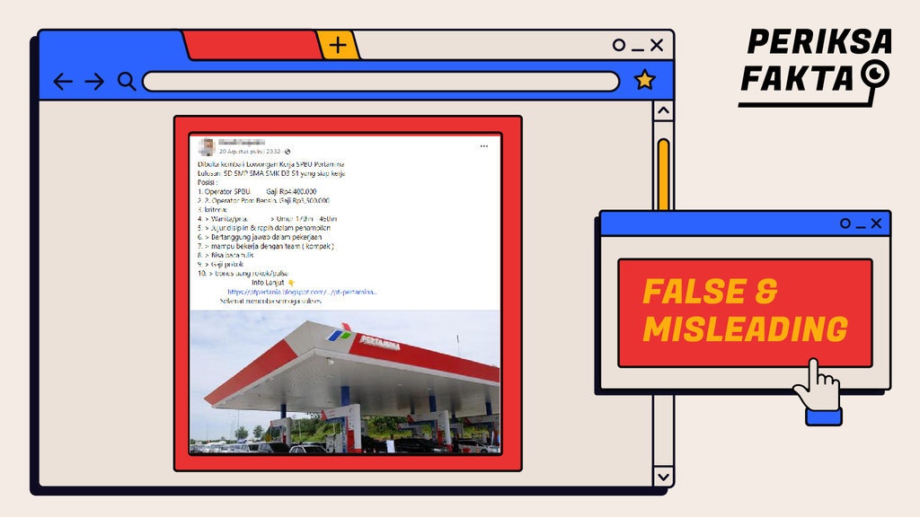 Hoaks Lowongan Kerja Mengatasnamakan PT Pertamina