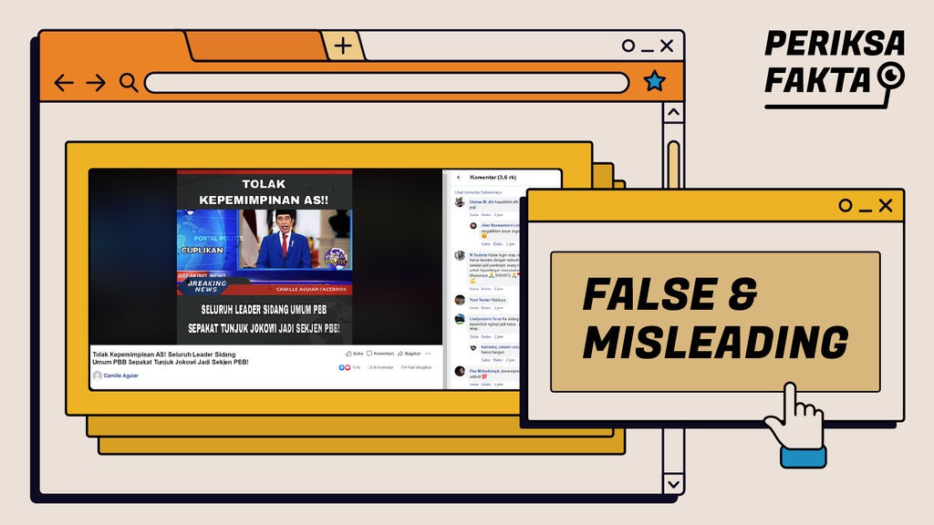 Benarkah Para Pemimpin Dunia Tunjuk Jokowi Jadi Sekjen PBB? Benarkah Para Pemimpin Dunia Tunjuk Jokowi Jadi Sekjen PBB?