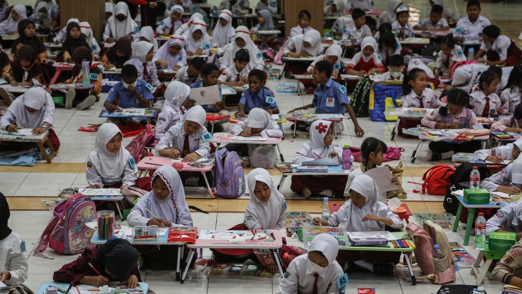 Sketsa Gambar Mewarnai Tema Sumpah Pemuda untuk Lomba & Link-nya