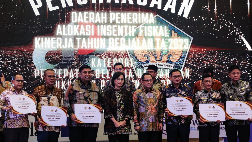 Kemenkeu Bagi-bagi Hadiah Rp4 T untuk Pemda Berprestasi