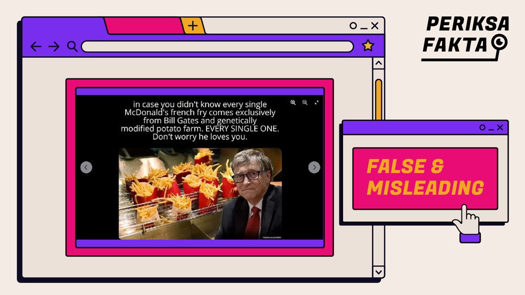 Kentang Goreng McDonald's Hasil Rekayasa Genetik, Hoaks/Fakta? Kentang Goreng McDonald's Hasil Rekayasa Genetik, Hoaks/Fakta?