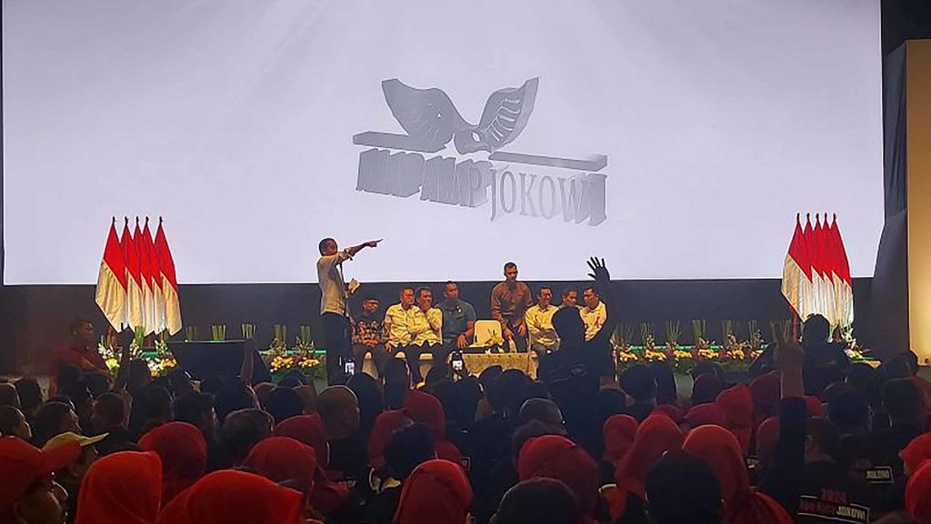 Jokowi ke Relawan: Pemilu Lancar & Tak Ada Lagi Ujaran Kebencian