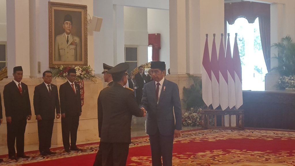 KSAD Agus Subiyanto Diminta Jokowi Jaga Keamanan Pemilu 2024