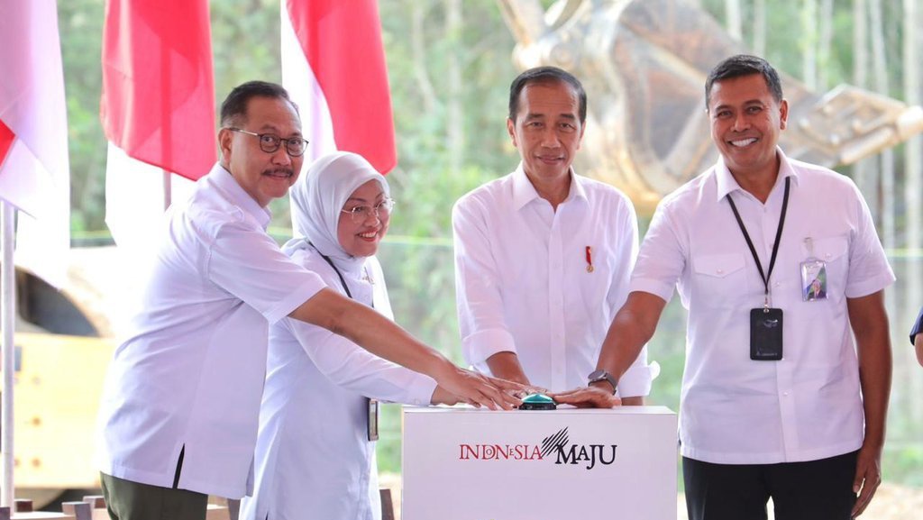 Presiden Groundbreaking Kantor BPJS Ketenagakerjaan di IKN Presiden Groundbreaking Kantor BPJS Ketenagakerjaan di IKN