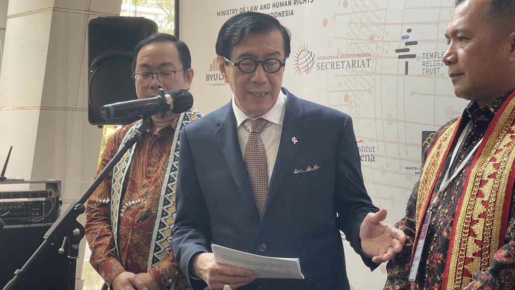 Yasonna soal Wamenkumham Jadi Tersangka KPK: Silakan Proses