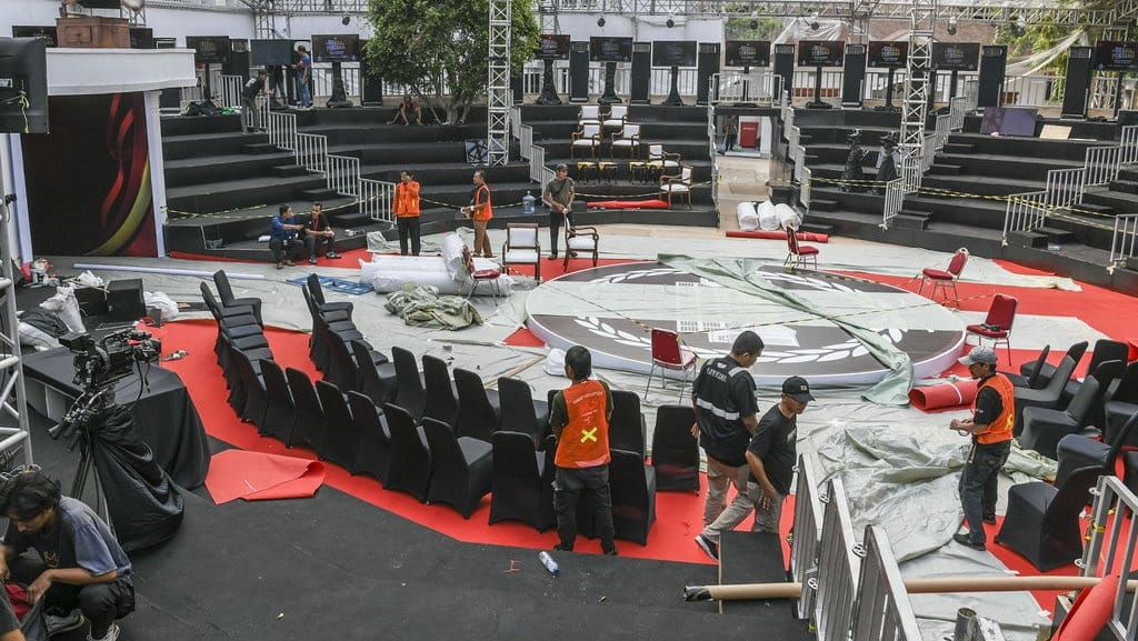 KPU Larang Pendukung Bawa Alat Peraga Kampanye saat Debat Capres