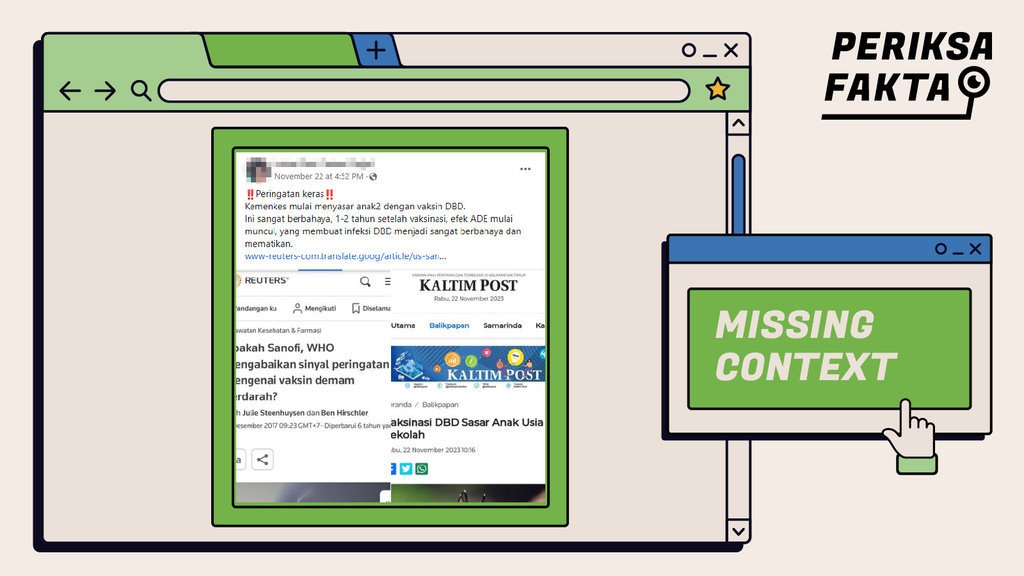 Hoaks Vaksin Demam Berdarah Dengue Berbahaya Hoaks Vaksin Demam Berdarah Dengue Berbahaya