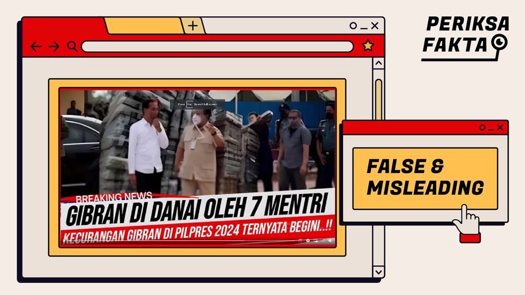 7 Menteri Mendanai Kampanye Gibran di Pilpres 2024, Hoaks/Fakta?