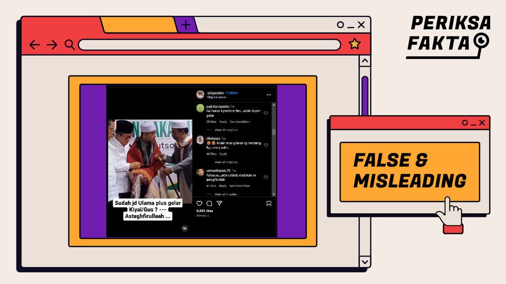 Hoaks Gibran Menjadi Ulama Hoaks Gibran Menjadi Ulama