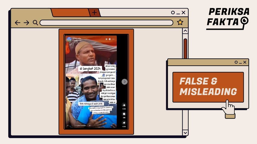 Hoaks Terkait Aktor di Balik Pengungsi Rohingya di Langkat Hoaks Terkait Aktor di Balik Pengungsi Rohingya di Langkat