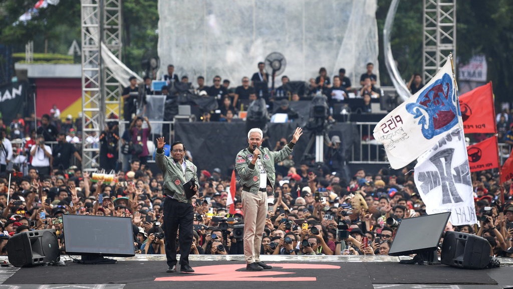 Kampanye di Semarang, Ganjar Prihatin Banjir di Grobogan-Demak Kampanye di Semarang, Ganjar Prihatin Banjir di Grobogan-Demak