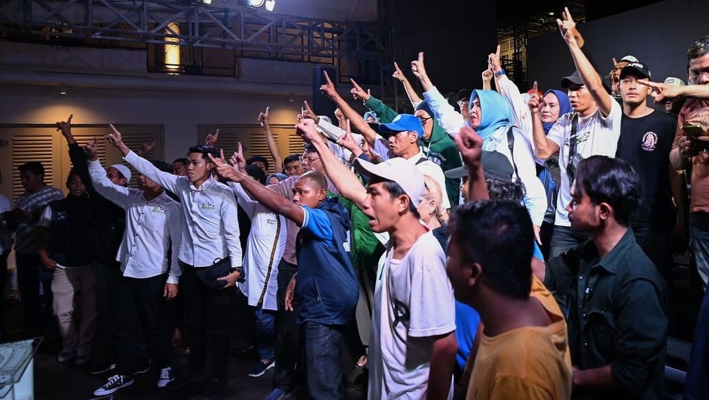 Belum Terima Kalah, Pendukung AMIN Deklarasi Kemenangan Belum Terima Kalah, Pendukung AMIN Deklarasi Kemenangan