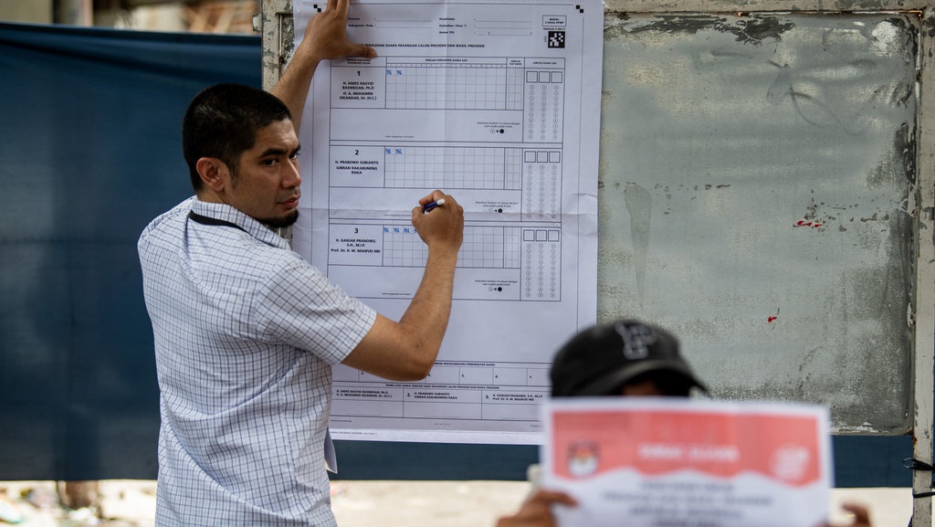 Raihan Suara Prabowo-Gibran Nomor Buncit di TPS Erick Thohir Raihan Suara Prabowo-Gibran Nomor Buncit di TPS Erick Thohir