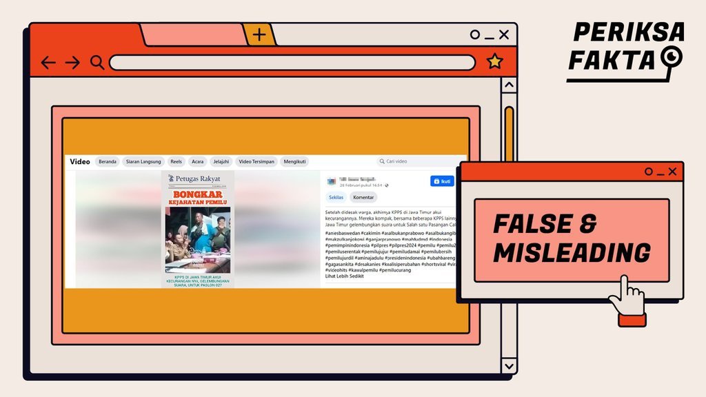 Salah, Video KPPS di Jatim Akui Gelembungkan Suara Paslon 02 Salah, Video KPPS di Jatim Akui Gelembungkan Suara Paslon 02