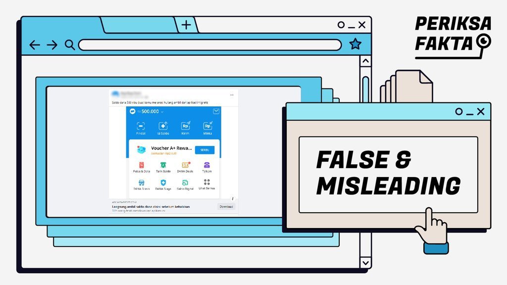Hoaks Bagi-Bagi Saldo DANA Gratis Senilai Rp500 Ribu Hoaks Bagi-Bagi Saldo DANA Gratis Senilai Rp500 Ribu