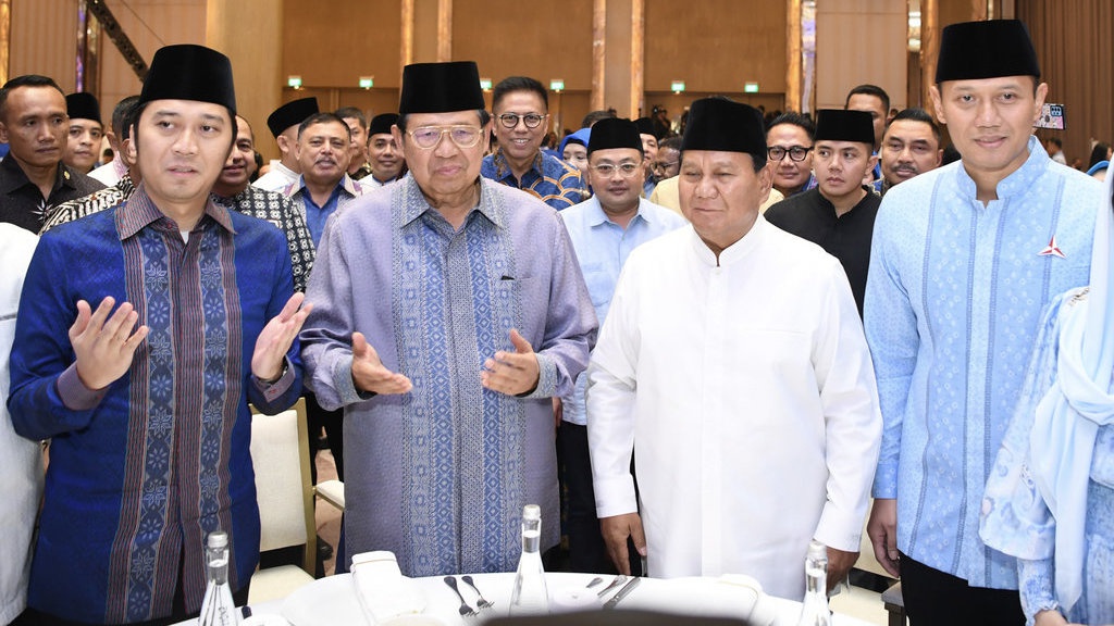 AHY Akui Sudah Ada Pembahasan Kursi Menteri dengan Prabowo AHY Akui Sudah Ada Pembahasan Kursi Menteri dengan Prabowo