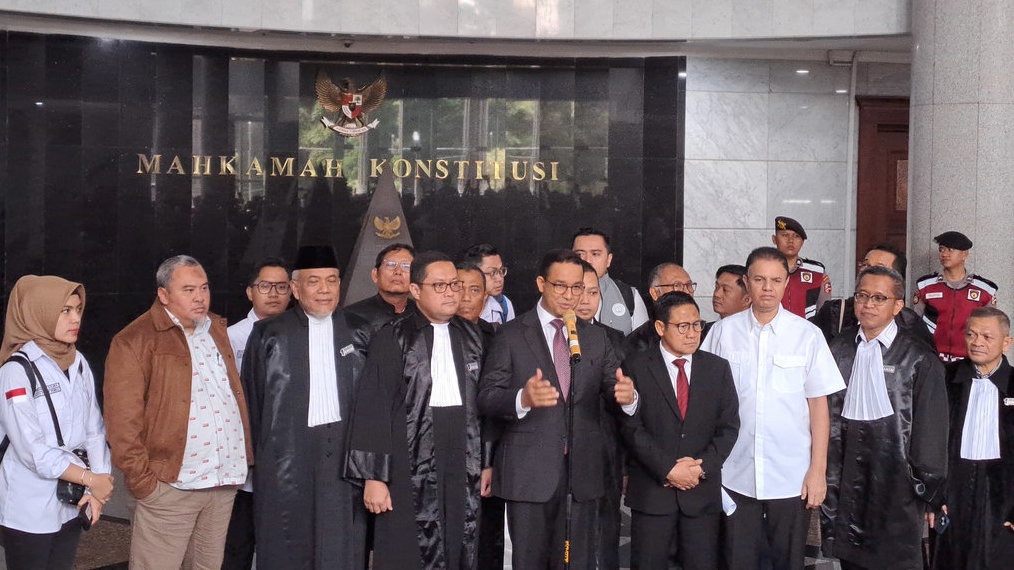 Anies Jamin Koalisinya Solid Dukung Sengketa Pilpres di MK Anies Jamin Koalisinya Solid Dukung Sengketa Pilpres di MK