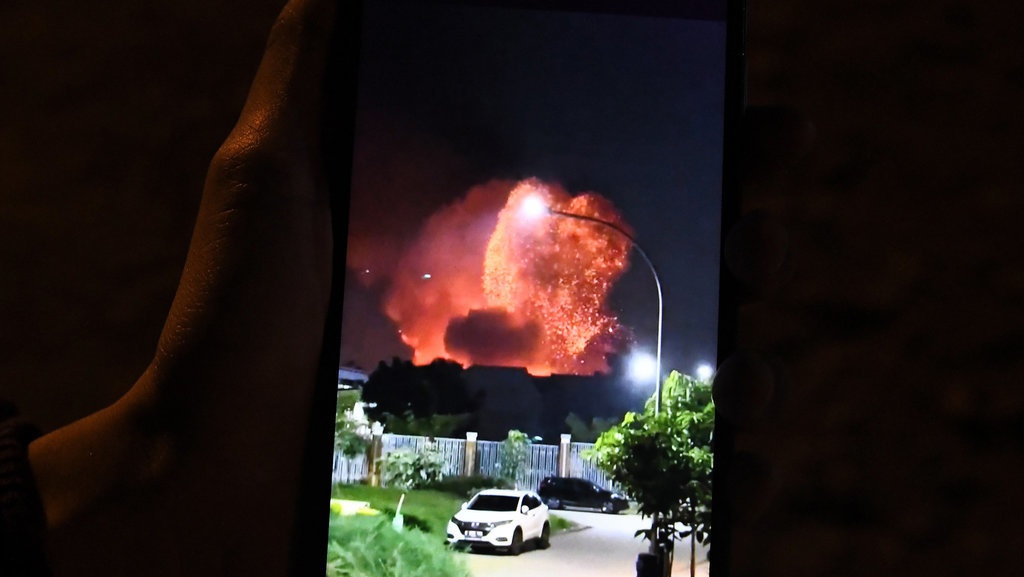 Ledakan Gudang Amunisi Yon Armed 7/105 GS Bantar Gebang