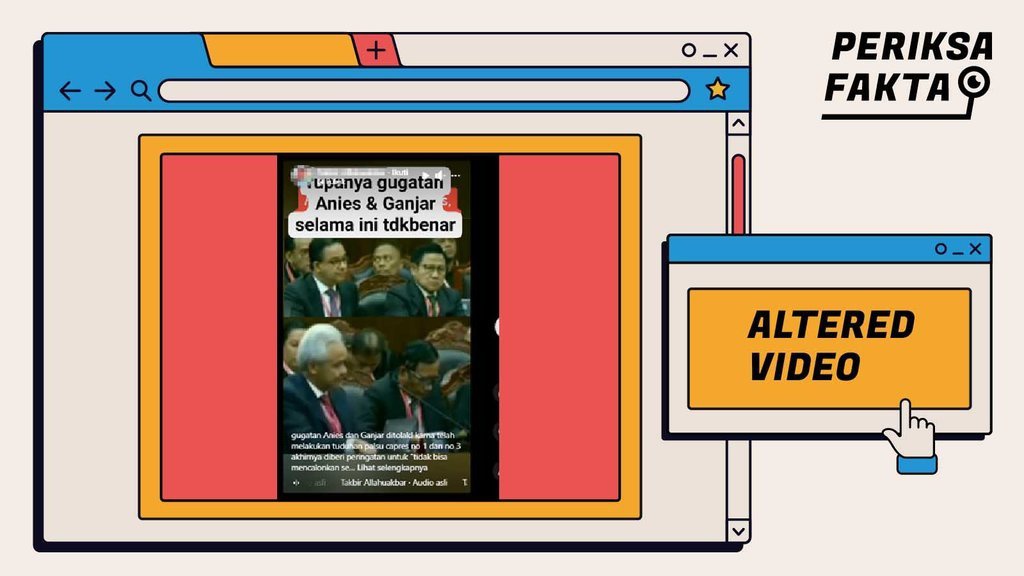 Hoaks MK Larang Anies dan Ganjar Jadi Capres Selamanya Hoaks MK Larang Anies dan Ganjar Jadi Capres Selamanya