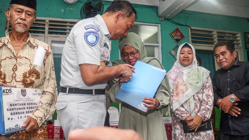 Ahli Waris Korban Kecelakaan Bus SMK Dapat Santunan Rp60 Juta