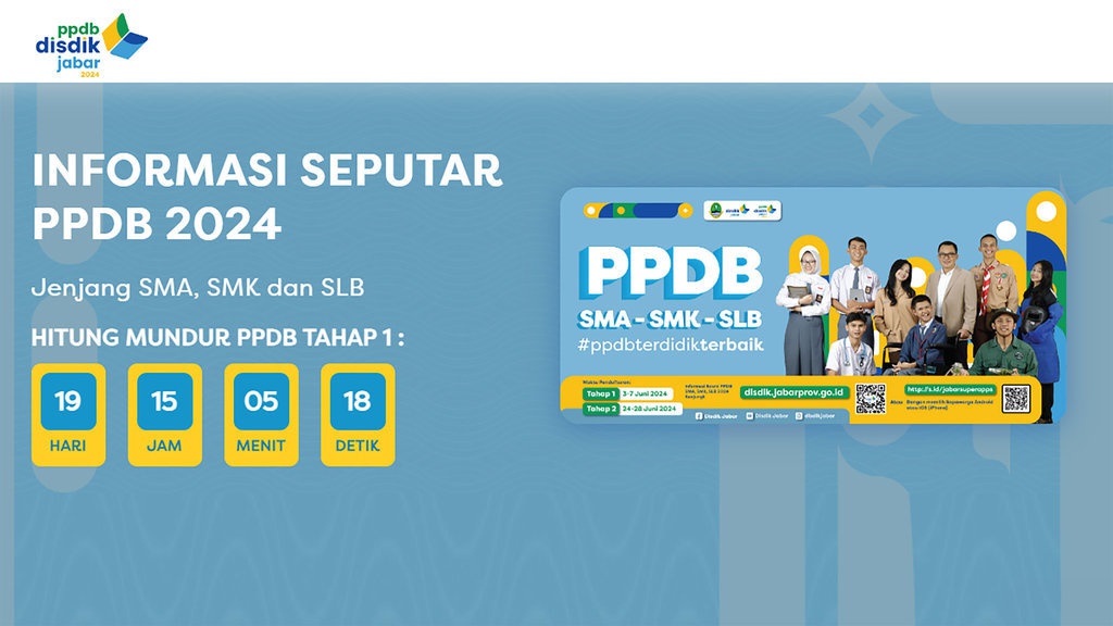 Jadwal Lengkap PPDB Jabar 2024 SMA, SMK, SLB, & Link Pendaftaran Jadwal Lengkap PPDB Jabar 2024 SMA, SMK, SLB, & Link Pendaftaran