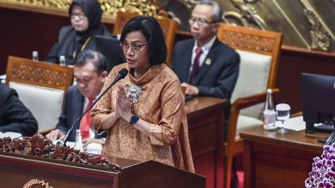 Sri Mulyani Targetkan Defisit APBN Tahun Depan Capai 2,82 Persen